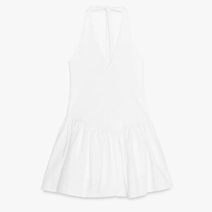 Zara White Halter Dress